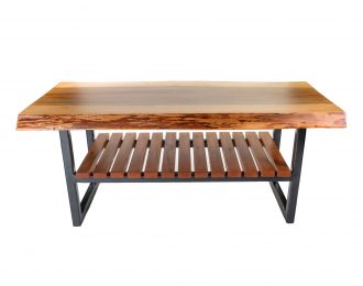 Black Willow Coffee Table with Spanish Cedar Accents